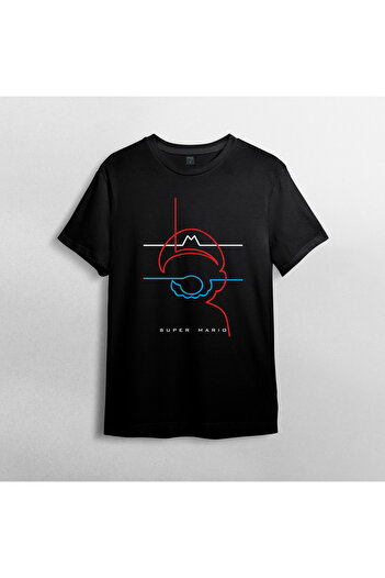 Pixxa Μπλουζάκι Super Mario Bros 100% Cotton Crew Neck Model 9