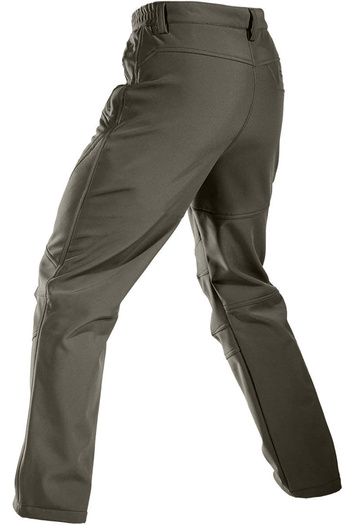 GHASSY CO. Ghassy Co. Men's Double Layer Ultra Thick Winter Ski Biker Outdoor Softshell Pants