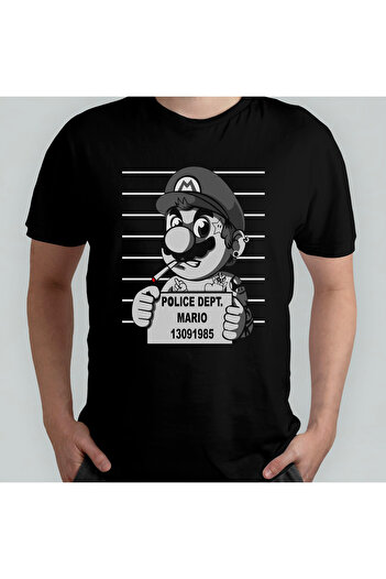 Pixxa Μπλουζάκι Super Mario Bros 100% Cotton Crew Neck Model 7