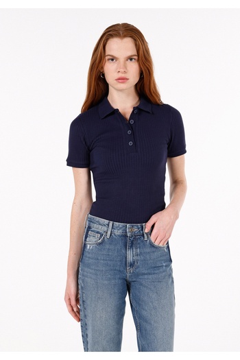Colin's Navy Blue Women's T-Shirt Sleeve