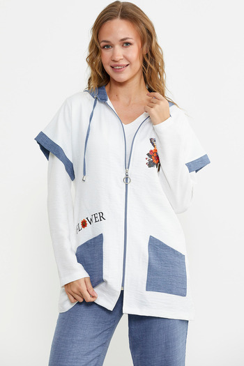 Sementa Linen Look Comfortable Fit Triple Set - Indigo