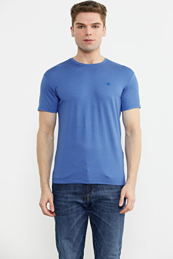 Sementa Футболка з круглим вирізом Basic Saks