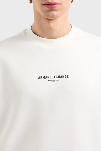 Armani Exchange Ανδρικό μπλουζάκι Armani Exchage Stretch Cotton Regular Fit με λαιμόκοψη XM000290 AF10818 U0009
