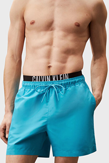 Calvin Klein Regular Fit Logolu Mayo Short KM0KM01093CVJ Erkek MAYO SHORT KM0KM01093 CVJ