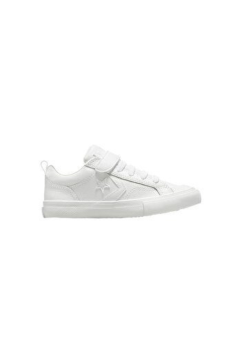 Converse Pro Blaze Strap Leather Children's White Casual Shoes Children's Ls Shoes A08750C