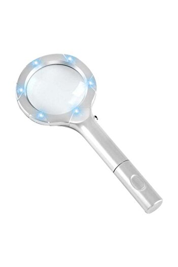 Generic LED Magnifying Glass Silver