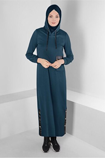 Alvina DOUBLE DRESS WITH HOODED POCKET 43320