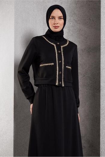 Alvina 45186 Model Buttoned Skirt Set