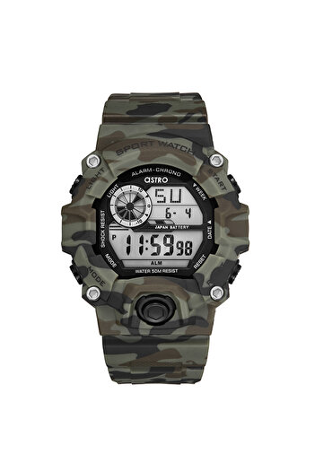 Astro Men Digital Silver Dial Watch - A9906-PPHB