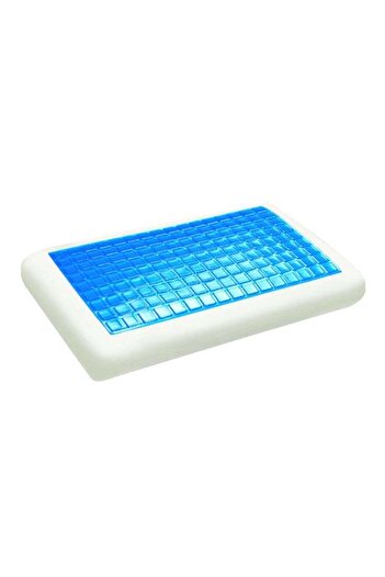 Generic Memory Foam Pillow Microfiber White/Blue 40x70cm