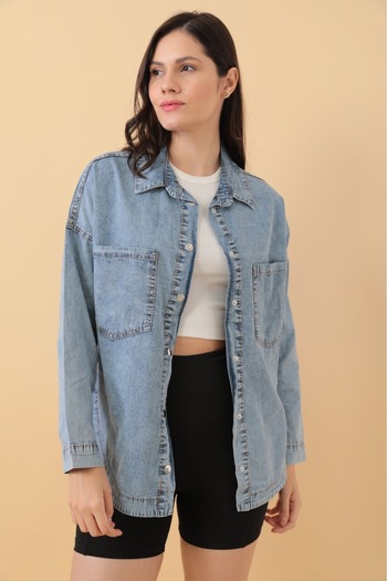ESB Design Jachetă subțire de blugi pentru femei ESB Design