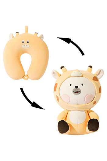 Ecrou Yellow Ear Neck Pillow