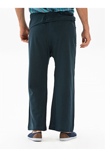 Eliş Şile Bezi Men's Sile Cloth - Thai Fisherman - Summer Trousers - Petrol