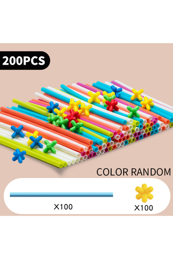 choice2 200pcs Morandi colored pipeline block puzzle toys