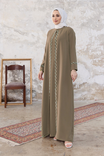 VAVİNOR Βραδινό φόρεμα Lara Plus Size - Mink