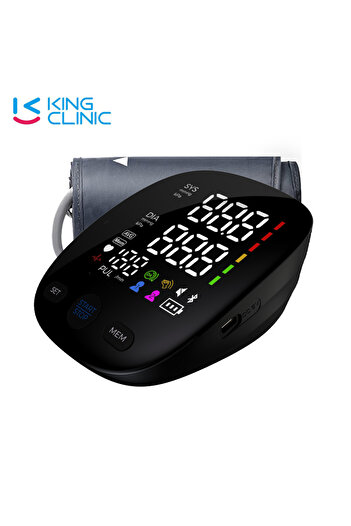 Choice Kingclinic New Household Arm Type Digital Electronic Portable LED Smart Blood Pressure Meter BP M...