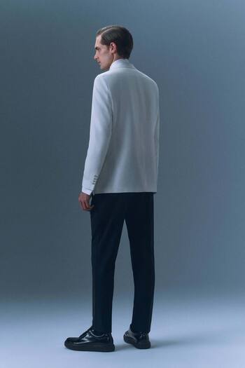 Tween Slim Fit Beyaz Düz Damatlık & Smokin Takim