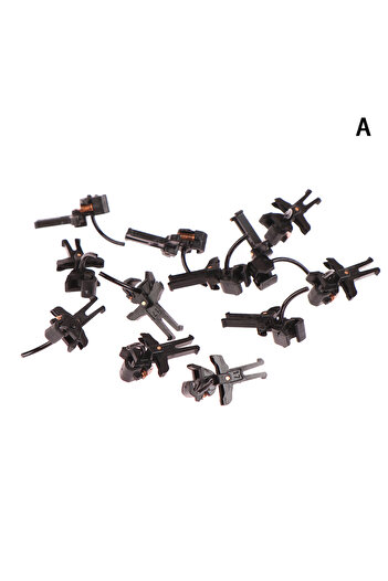 Choice A 12PCS 1:87 Ho Scale Railway Train Plastic Coupler Suitable European Train 2 Sizes Choice DIY Mode.