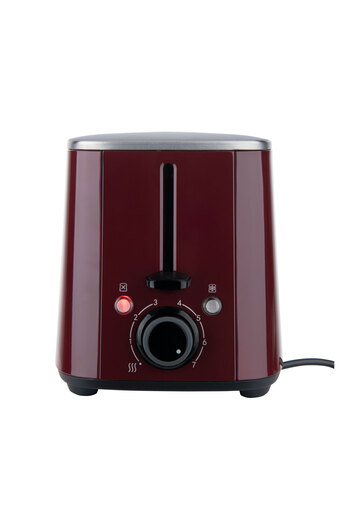 Vestel Retro Burgundy 2 Slice Toaster