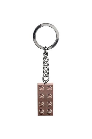 LEGO Brick 853793 2X4 Rose Gold Keyring