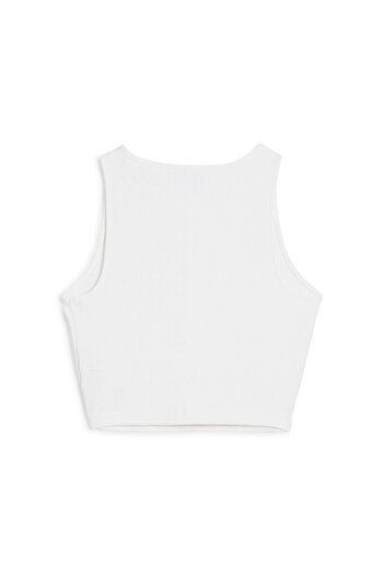 Puma Wardrobe Ess Ribbed Crop Top Women's T-Shirt