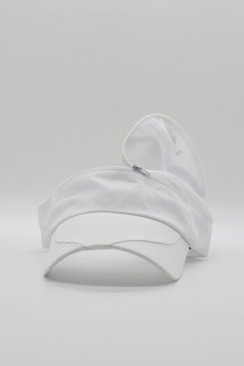 Külah Athlete Running Tennis Visor Hat - White