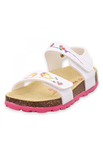 Superfit 000123   P Girl's White Girl's Sandals