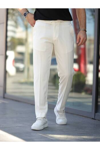 BASEL.CO Slim Fit Lycra Jogger Pants
