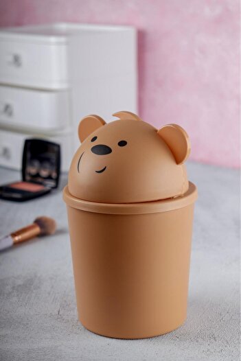 HOMENIVA Bears Mini Desktop Trash Can 1 Lt