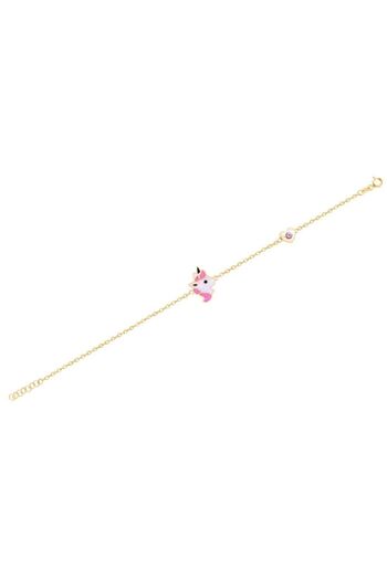 Diamond Line-Gülaylar 14 Ayar Altın Unicorn Çocuk Bileklik