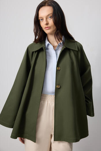 Touché Privé Short Gabardin Trench Coat