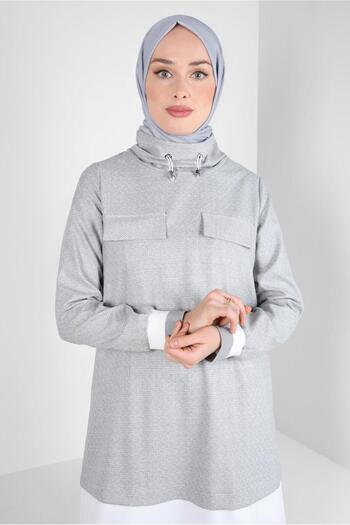 Alvina GIRLED COLLAR TUNIC 44316