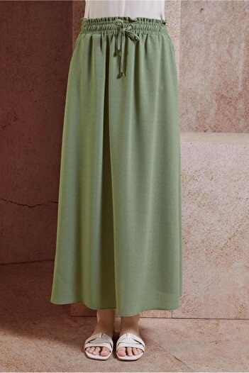 Alvina 60587 Model Hijab Skirt - Elastic Waist