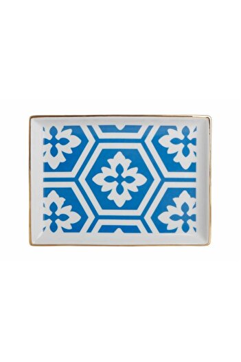 Porland Morocco Ds2 Mavi Kahvaltı Tabağı 18 Cm