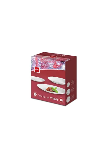 COK Dinner service, 18 pieces, 6 people, Titan