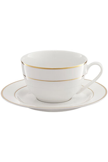 Ambition Tea or coffee serving set, 12 pieces, 6 people, Aura Gold