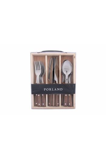 Porland Woodea Cutlery Set 18 Pieces