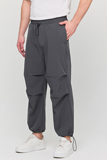 YXC Trend Maker Paraşüt Kumaş Cepli Paçası Ayarlanabilir Baggy Pantolon
