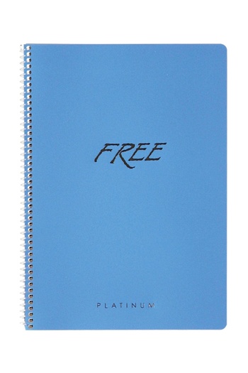 KESKİN COLOR Free Platinum A5 80 Sheets Checked PP Cover School Notebook (450522)