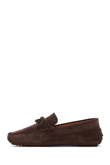 Derimod Men's Suede Leather Loafer - Brown, Casual, 24sfd 630010