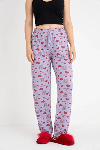 DONEX Soft Textured Flexible and Comfortable Poly Viscon Fabric Pajama Bottom