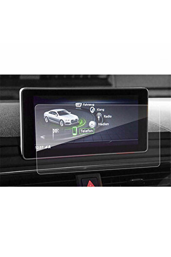 Techmaster Audi A4 A5 2017 2019 Navigation Tempered Screen Protector