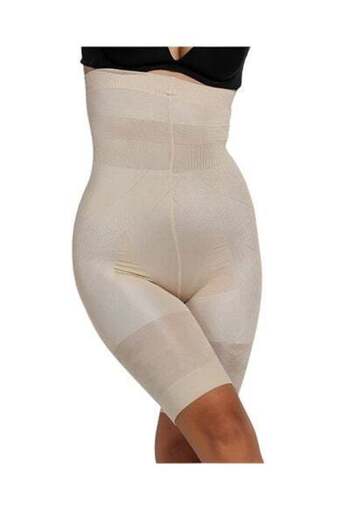 HALAMODO High Waist Shapewear Shorts, Shapewear Shorts, Waist Trainer Corset Butt Lift, Body Shaping Boxers,