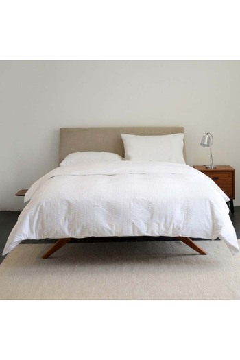 Kotonia Home Ranforce Crepe Bed Linen Set, white, for 2 people