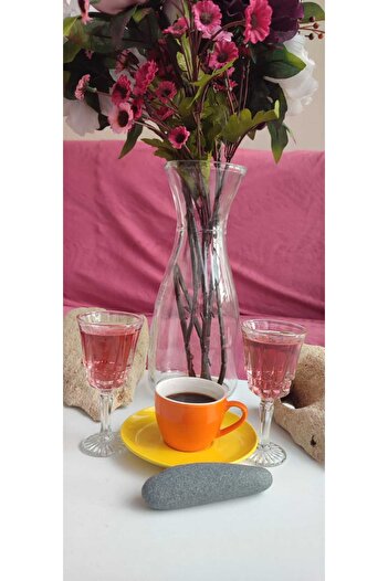 ORTAKÖY CENNETİ Coffee Burn Foot Brotherhood 6 Pieces 65Cc Volume 12cm High 5cm Aperture