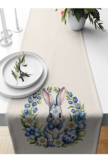 Bertille Home Spring Series 140X40 cm Digital Printed Runner (Spring Easter Easter)