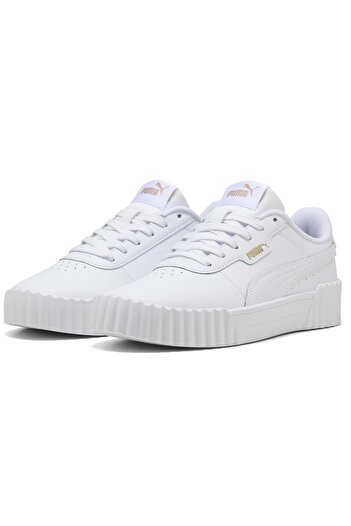 Puma Carina 3.0 Jr 401476-01 Sneaker Unisex Sports Shoes White