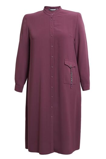 Alvina Plus Size Buttoned Tunic 44447
