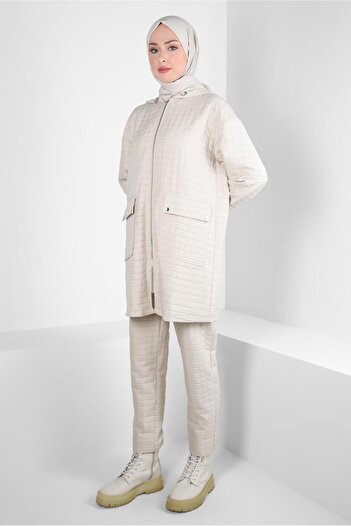 Alvina Hooded Pants Suit 44359