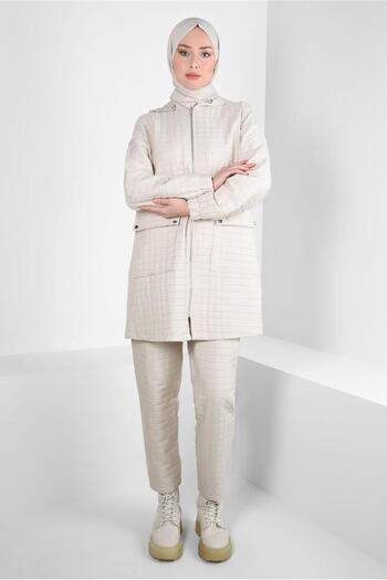 Alvina Hooded Pants Suit 44359